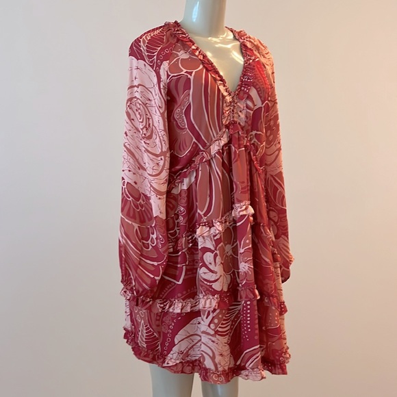 Julie Brown NYC Red Seville Mackenzie Dress Small - Picture 8 of 11